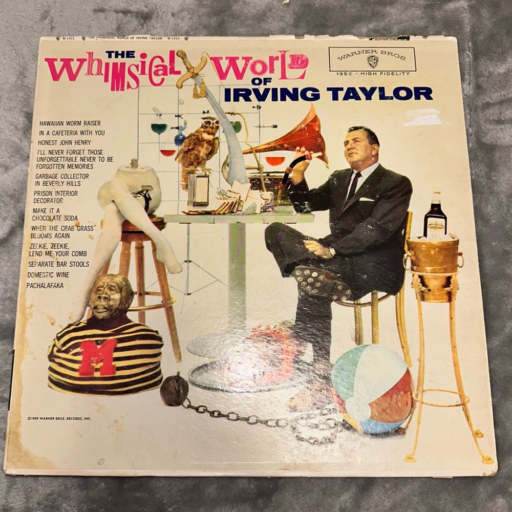 Warner Bros The Whimsical World of Irving Taylor, 1959 Vinyl Record Vintage